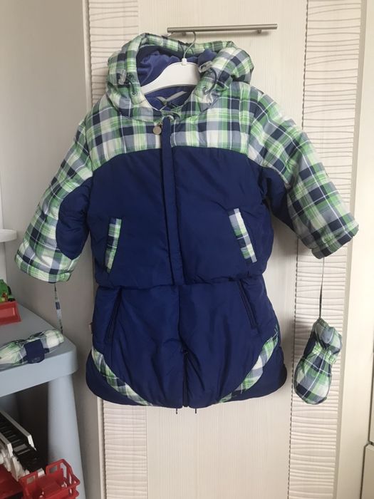Зимний комбинезон + шапка+дутики