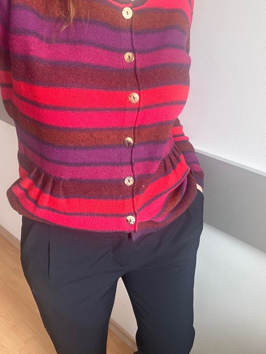 Weekend Maxmara елегантен панталон и вълнена цветна жилетка Mansted