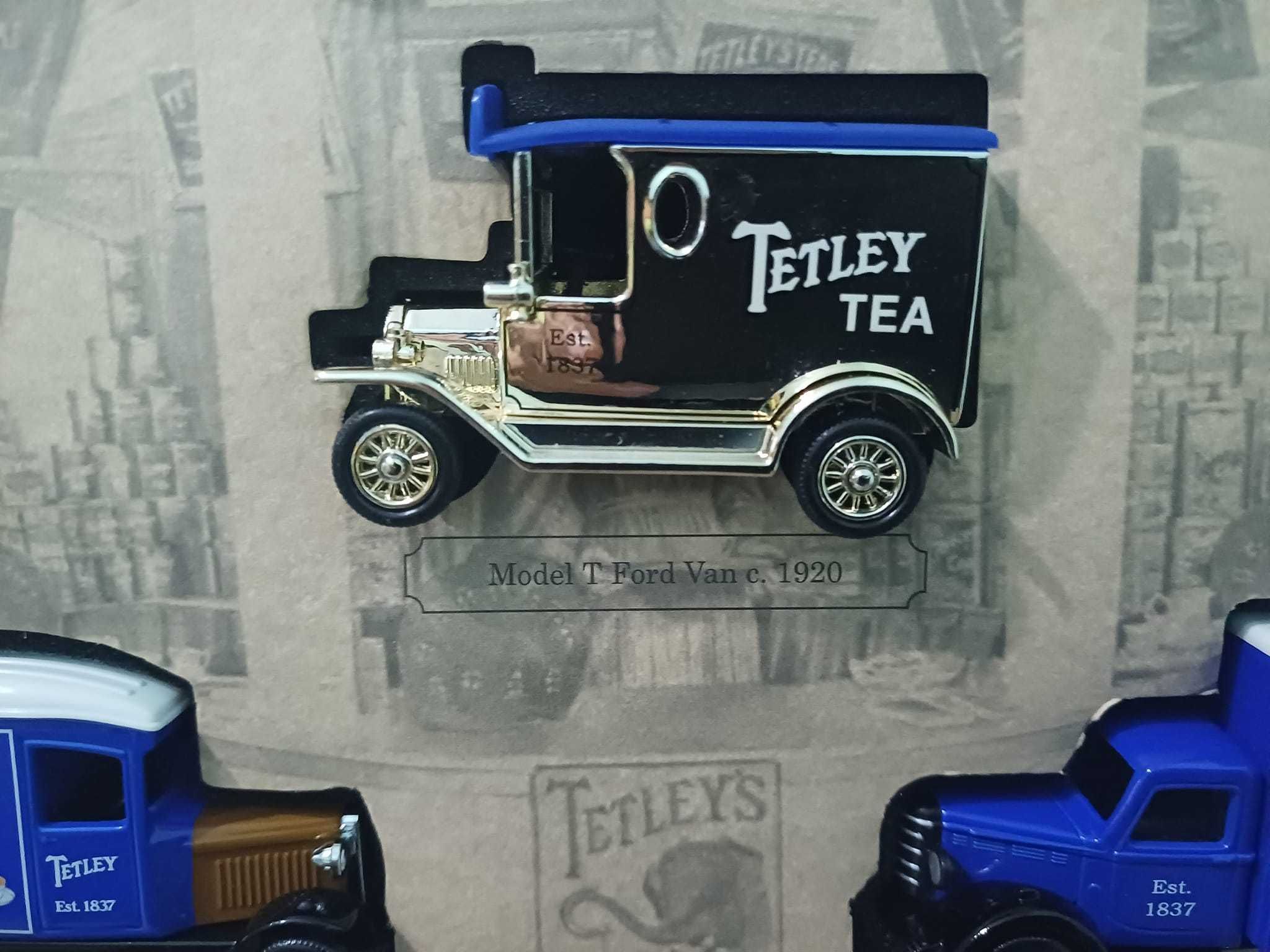 1/64 Lledo (Set of tea vans 50 years tetley)