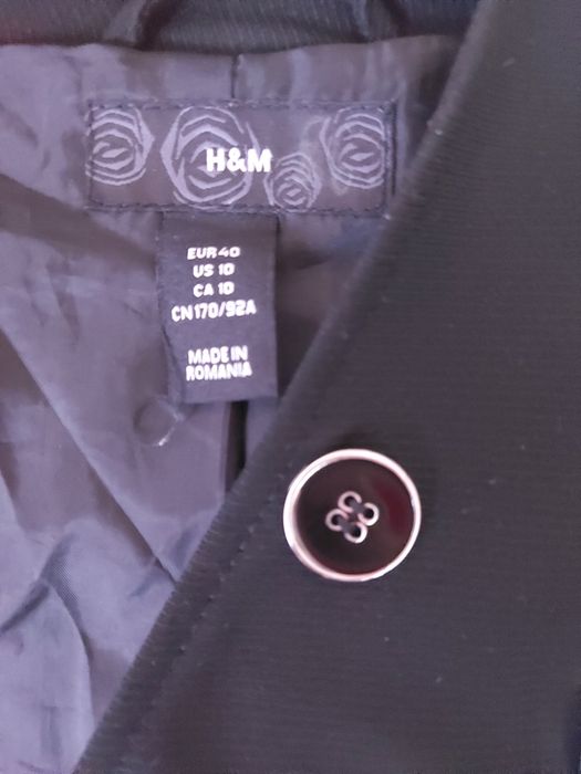 palton h&m L negru