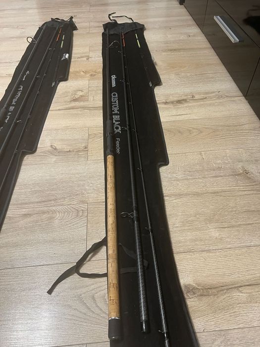 Lanseta Okuma Custom Black Feeder XH, 4.20m, 150g, 3+3buc