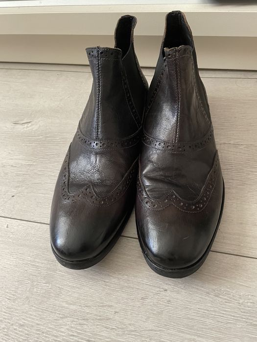 Ghete Chelsea barbati marimea 43 din piele