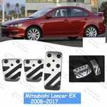 Set pedale inox pt Mitsubishi Lancer, Outlander, Pajero, ASX, Eclipse