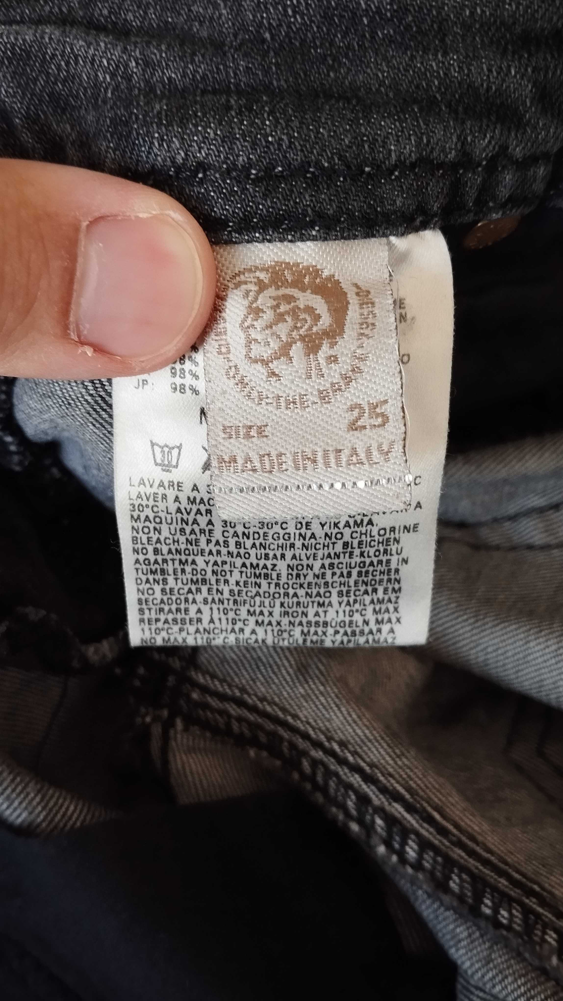 Diesel Matic Дамски skinny дънки размер 25 Y2K