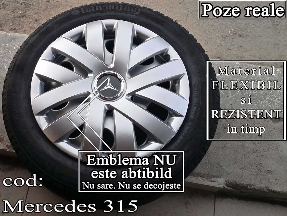 Capace roti 15 Mercedes A, C, E Class si Vito