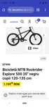 Bicicletă MTB Rockrider Explore 500 20" negru copii 120-135 cm