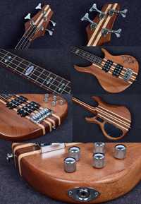 Бас гитара - Kaysen KS-4-brw.  цвет коричневый.