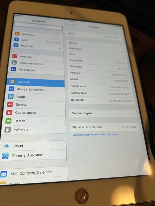 Ipad mini 16gb stare foarte buna