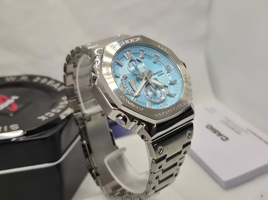 Ceas Casio g shock GMC B2100 Silver ciel ,Nou, Garantie 2 ani
