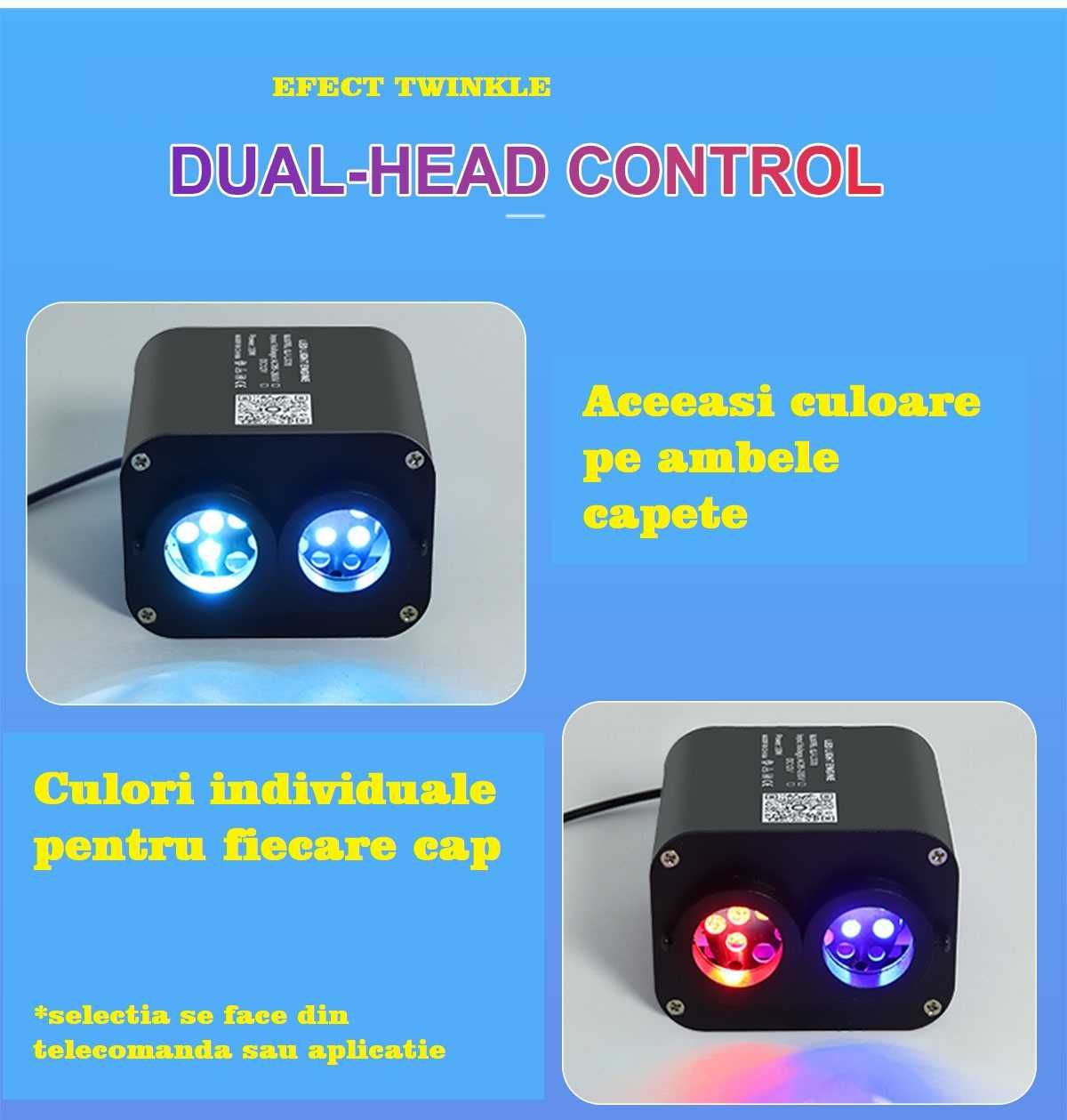 Driver Premium 20W RGBW Starlight TWINKLE Plafon instelat DUAL COLOR