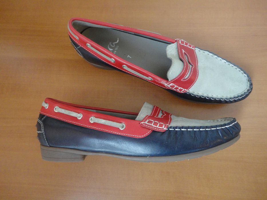 N41 Ara/естествена кожа/дамски мокасини