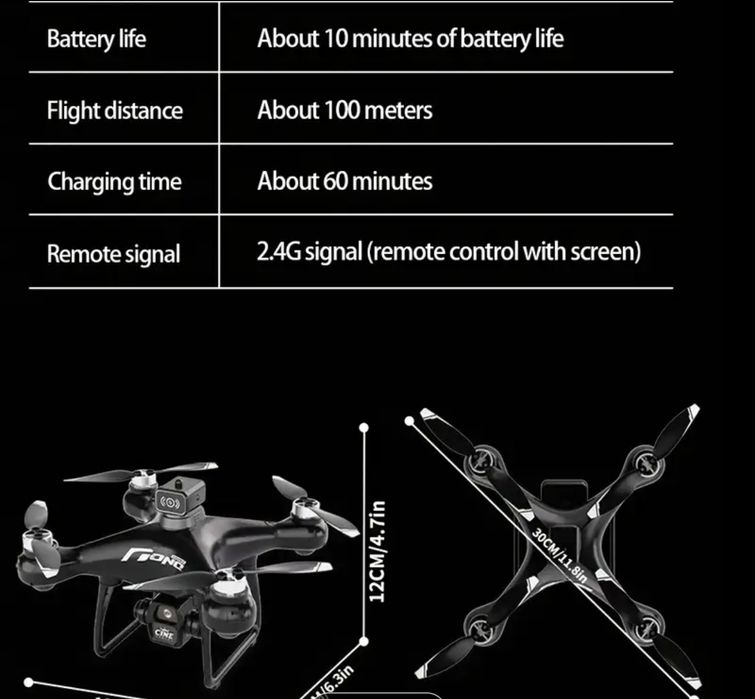 Drona E55 Dual Camera + 2 baterii
