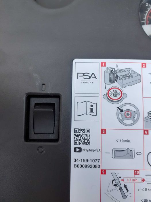 Compresor auto pt.umflat roti gama PEUGEOT, CITROEN, OPEL