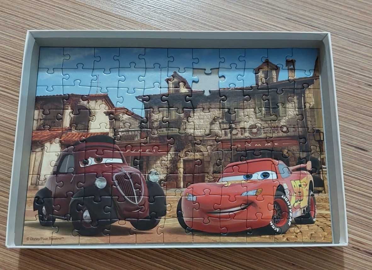 Puzzle 98 piese Cars Disney Pixar recomandat 7+