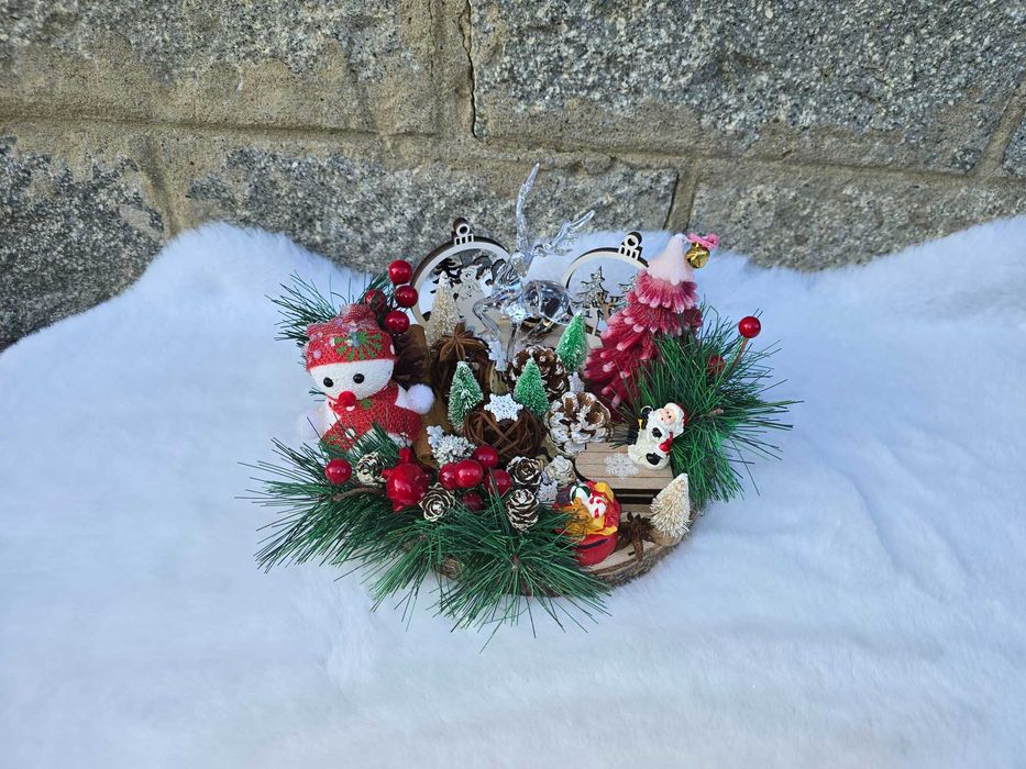 Decor festiv realizat manual