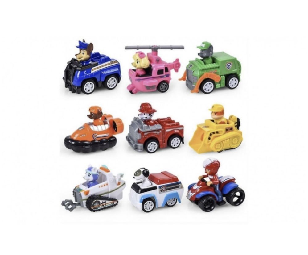 Set cu 9 figurine Patrula Catelusilor, Paw Patrol