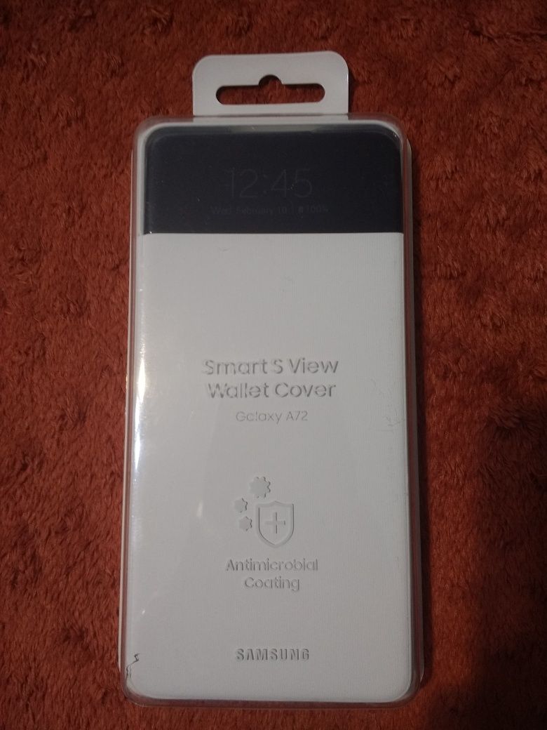 Vand husa carte originala Smart S View Wallet cover Samsung Galaxy A72