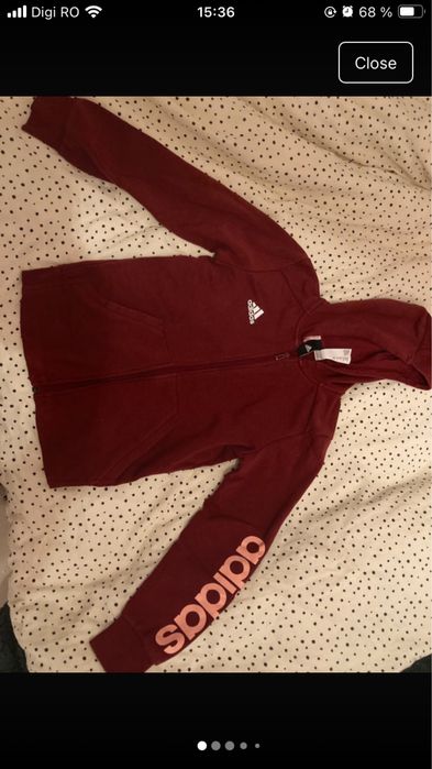 Hanorac cu fermoar adidas xs
