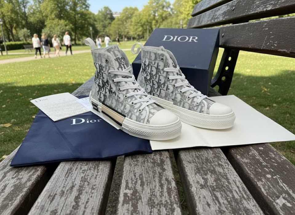 Adidasi D I O R  B23 High - Tenesi Premium Full Box