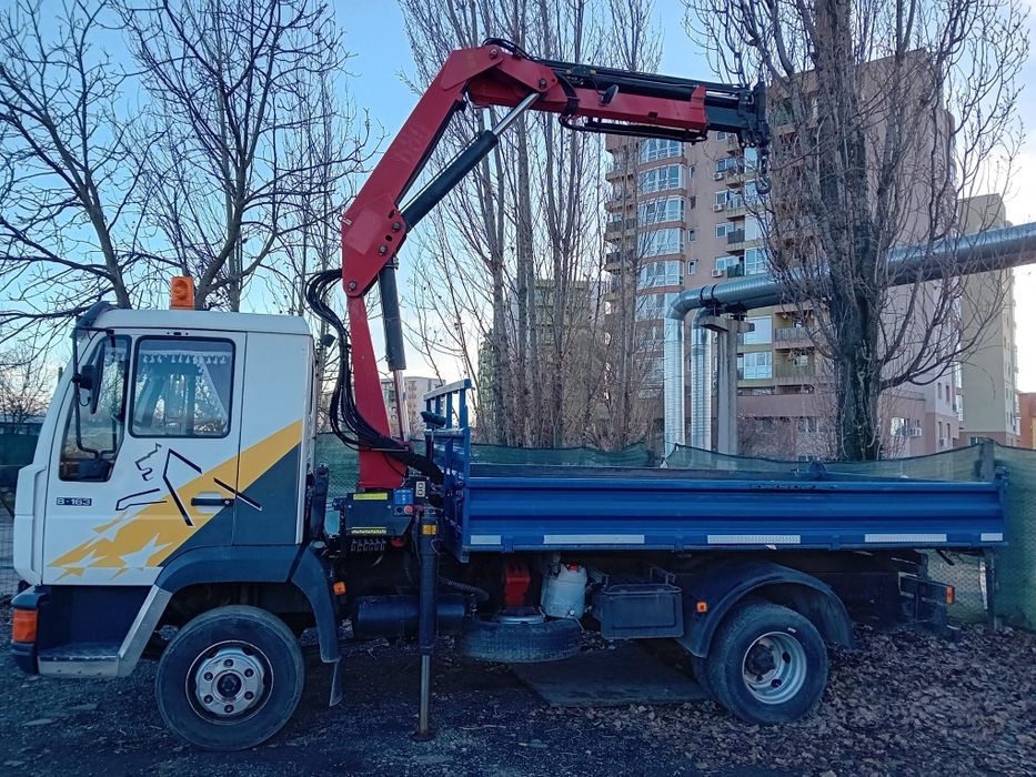 Vând Man 7,5 tone basculabil și cu macara