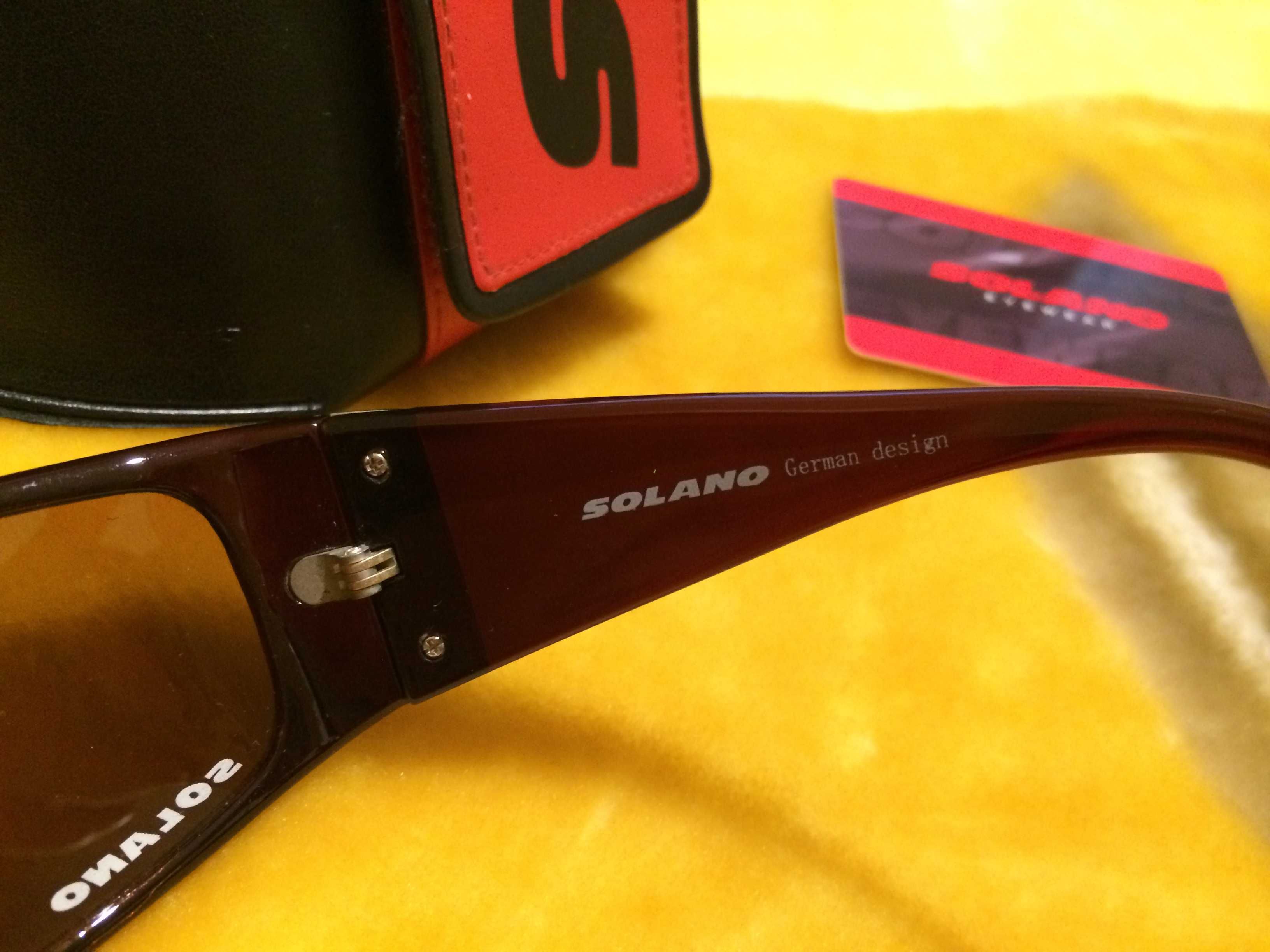 Solano кафяви спортно-елегантни слънчеви очила с флорална рамка