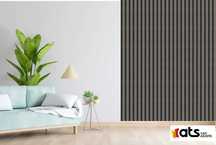 Декоративен стенен панел - MDF – Антрацит – 60 x 120 см