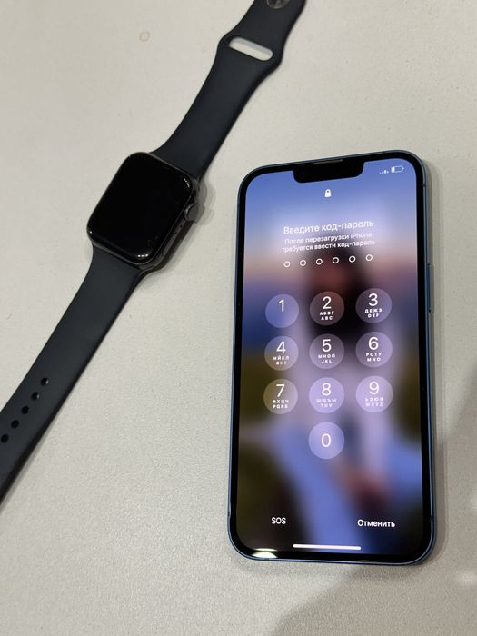 IPhone 13 в отличном состоянии и Apple Watch