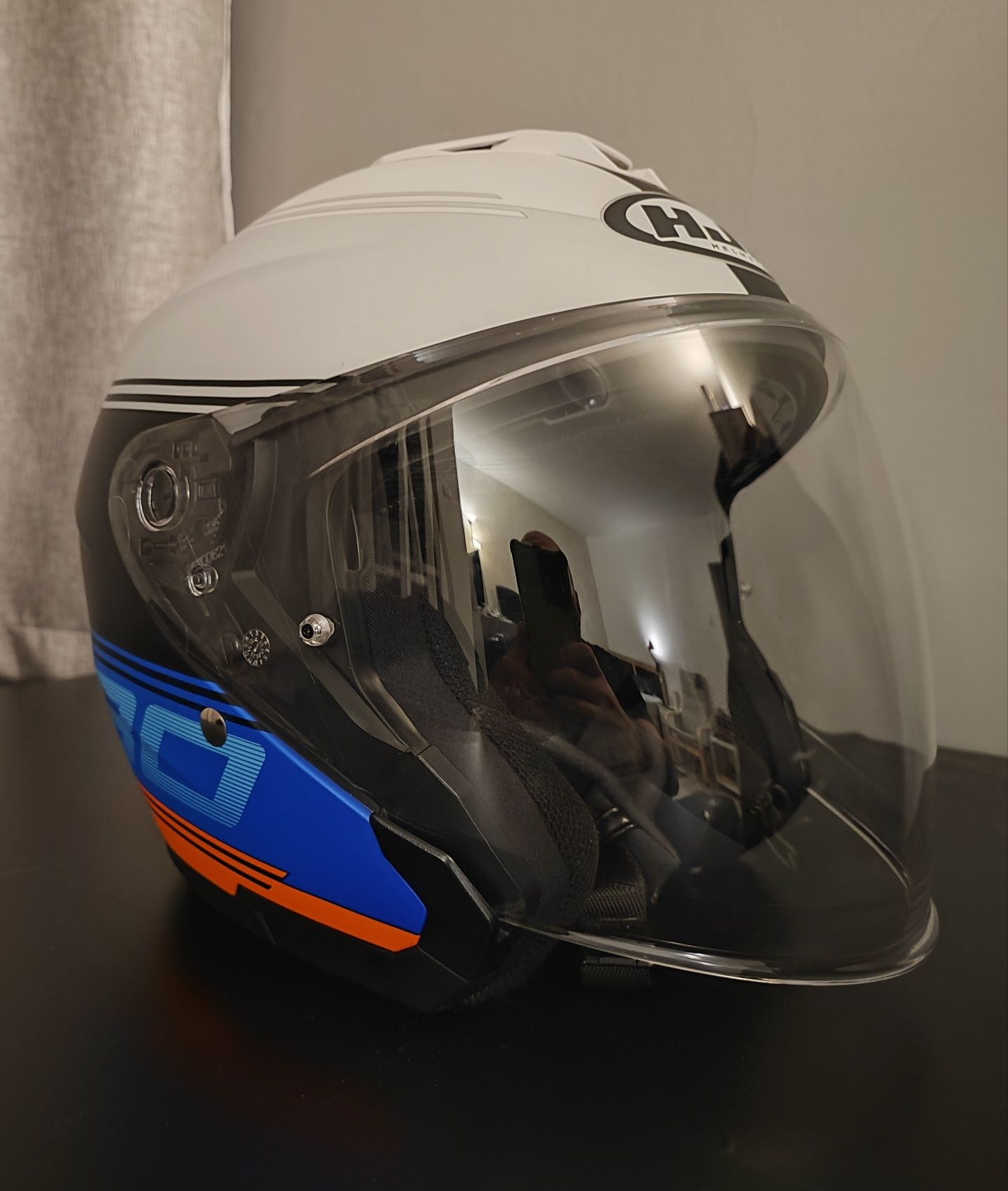 Casca moto open-face HJC i30 Vicom Albastru