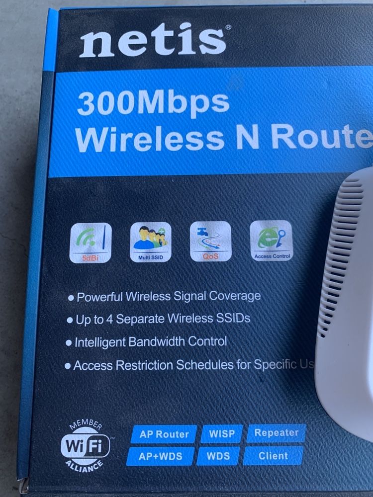 Router Wi-Fi 300Mbps la cutie, Router Netis 300 mb