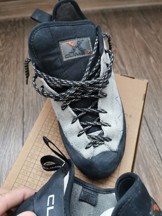 Espadrile cățărare ClimbX papuci bărbați escaladă mărimea 42