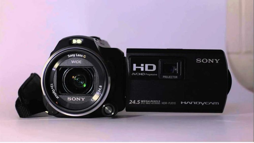 Видеокамера Sony HDR-PJ810E  со встроенным проектором. Каспи рассрочка