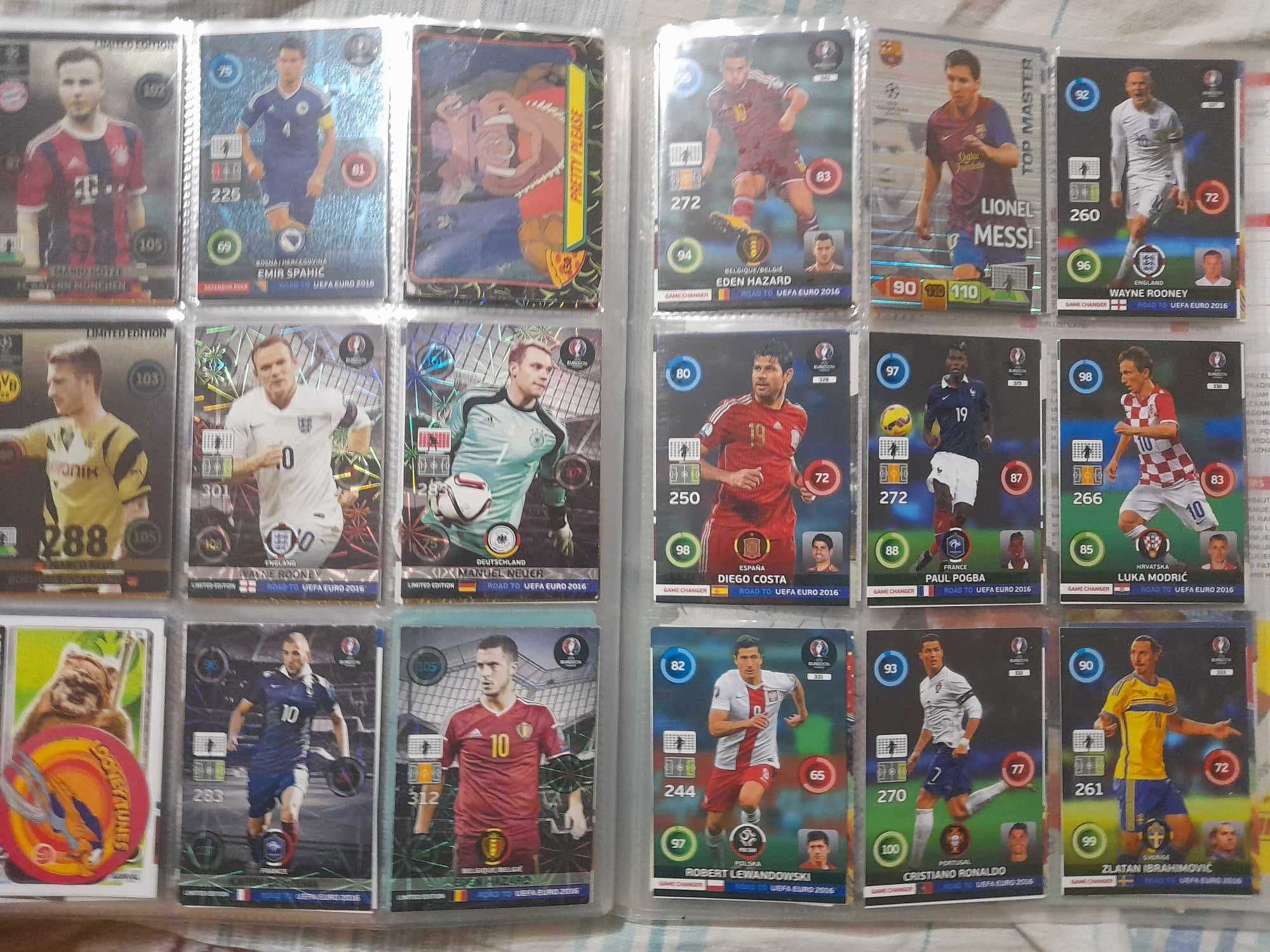 Рядък Албум Panini Road to UEFA EURO 2016 Album Complete 333 Cards