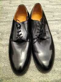 (NOU) Pantofi de piele Emidio Tucci, negri, mărimea 45
