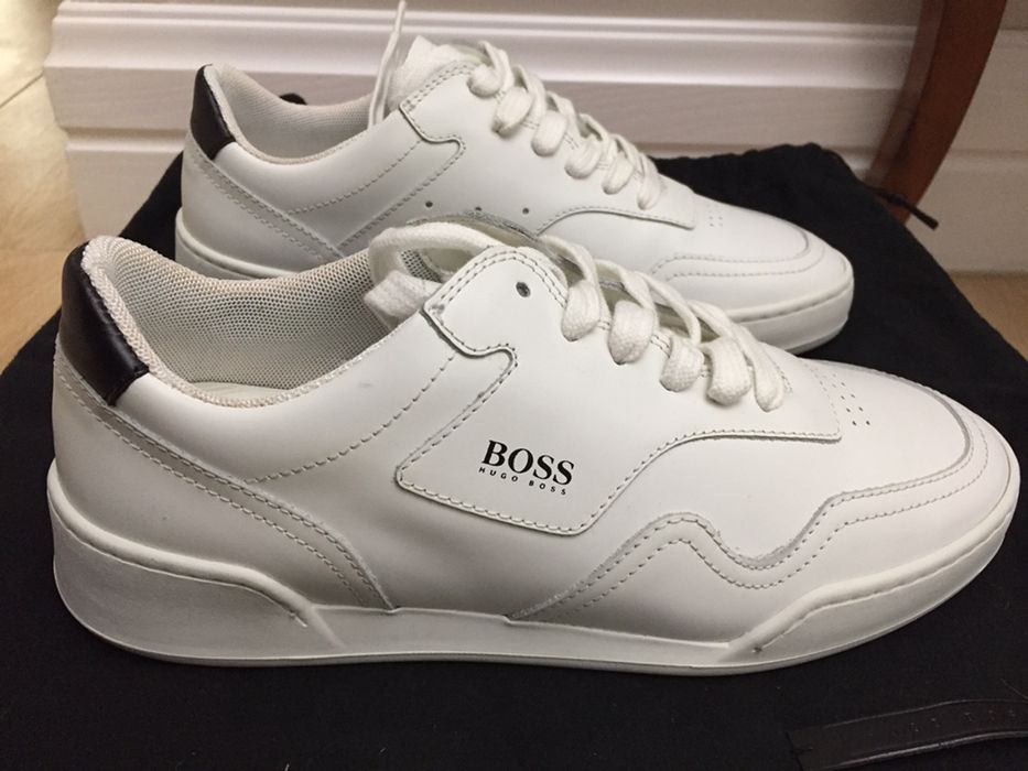Новые кожаные кроссовки Hugo Boss (оригинал)