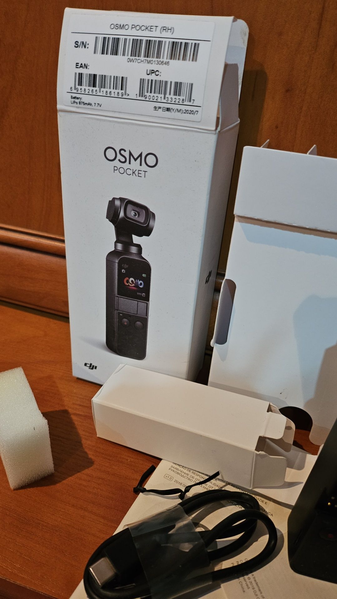 DJI Osmo Poket  film 4k