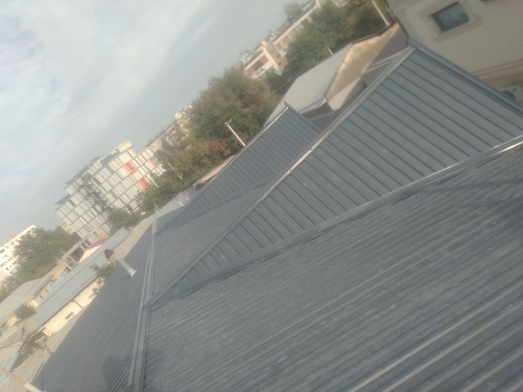 Strapil qoqamiz tom yopamiz profnastil