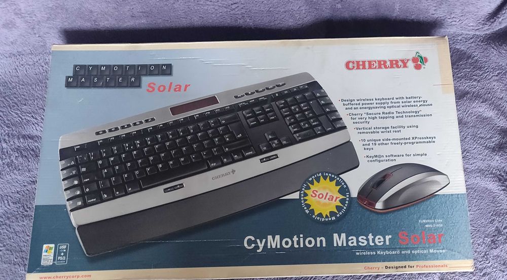 Безжични клавиатура + мишка: Cherry CyMotion Master Solar (2005г)