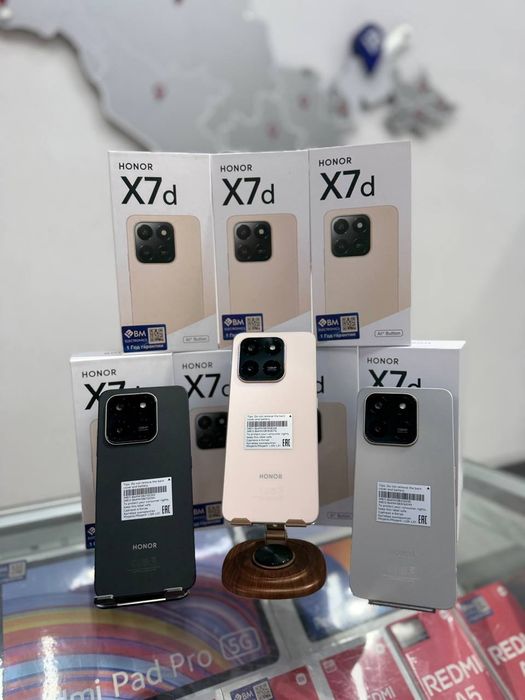Honor X7D 4G 128gb, 256gb New 2025 Super Skidka+Garantiya+Dastavka