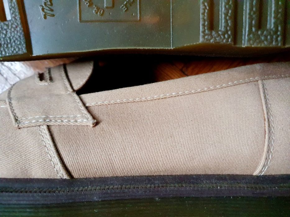 Pantofi vara Dr. Martens 42 loafers crem textil-panza interior piele