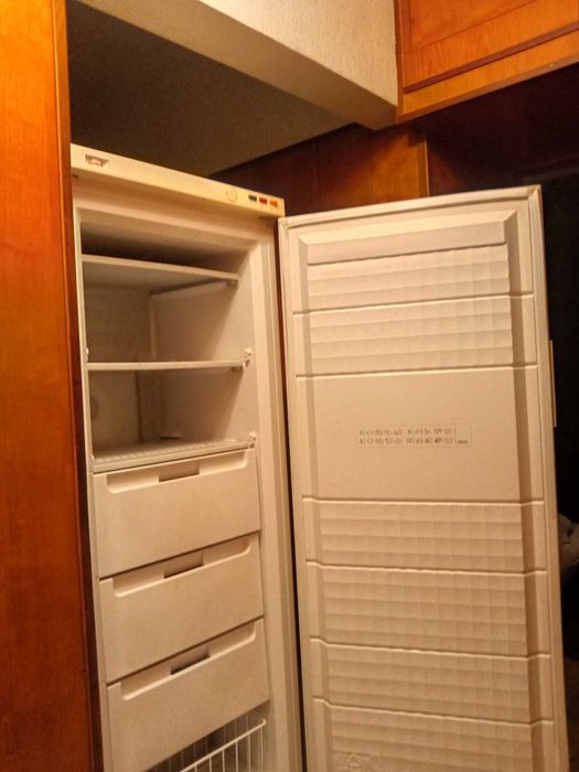 Продавам голям вертикален фризер Зануси