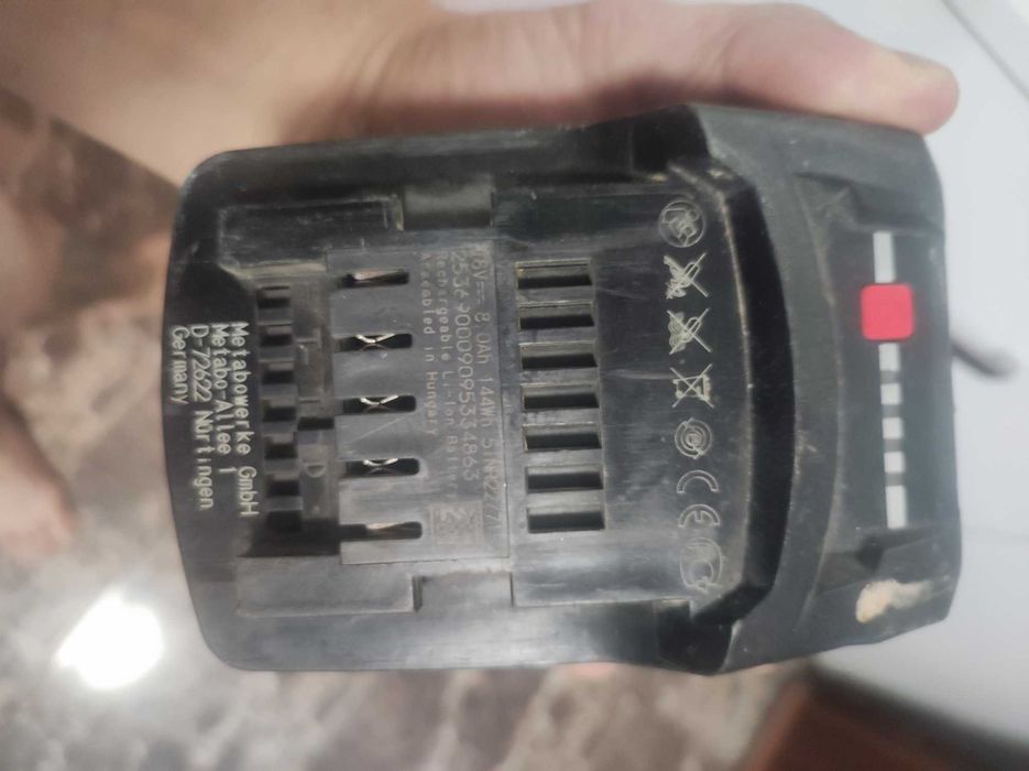 Комплект metabo 8.0 Ah