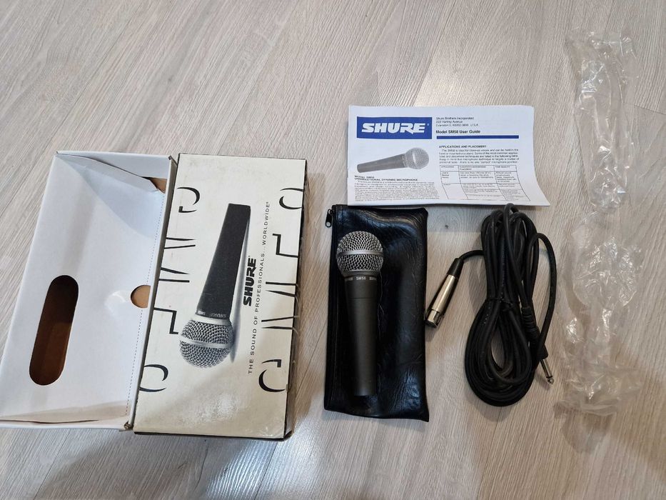 Микрофоны shure sm 58-lc и shure bg1.1