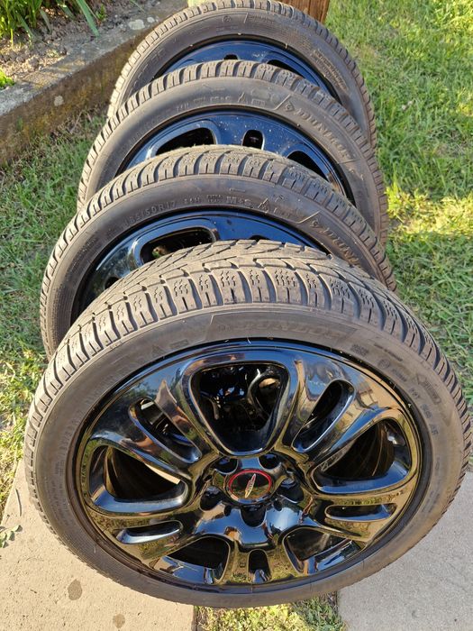 Roți iarnă, jante originale Mini Cooper, John Cooper Works, 185 50 17