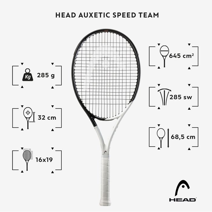 Rachetă Tenis Head Auxetic Speed Team - produs resigilat Decathlon