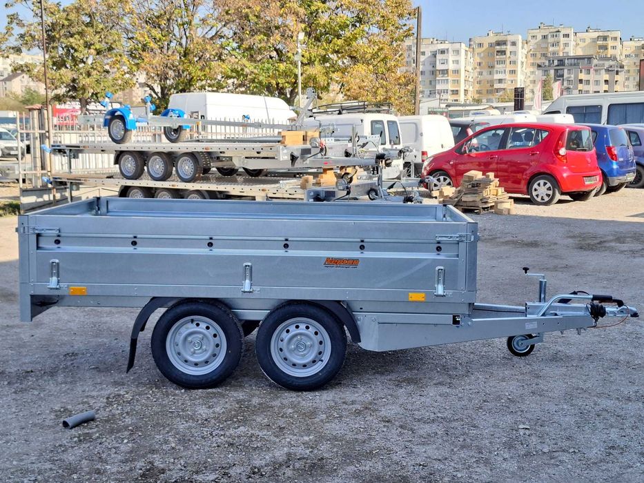 НОВО ремарке 750кг СЪС СПИРАЧКИ Neptun Nordica N07-263 2KPS