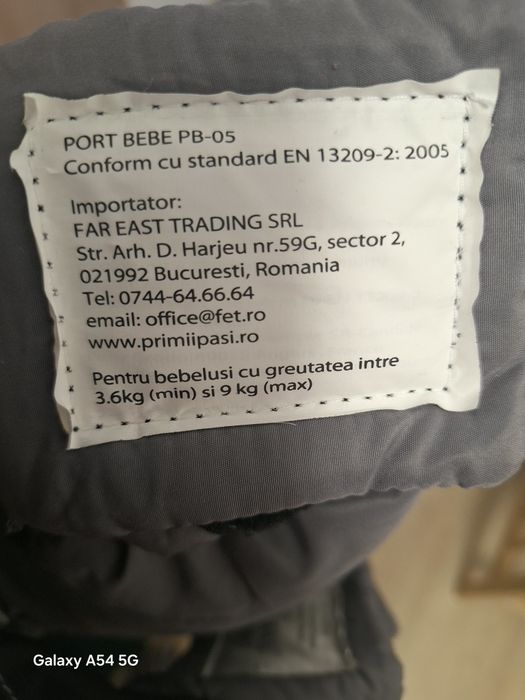 Marsupiu nou-nascut ,2 poziții (0-12 luni)