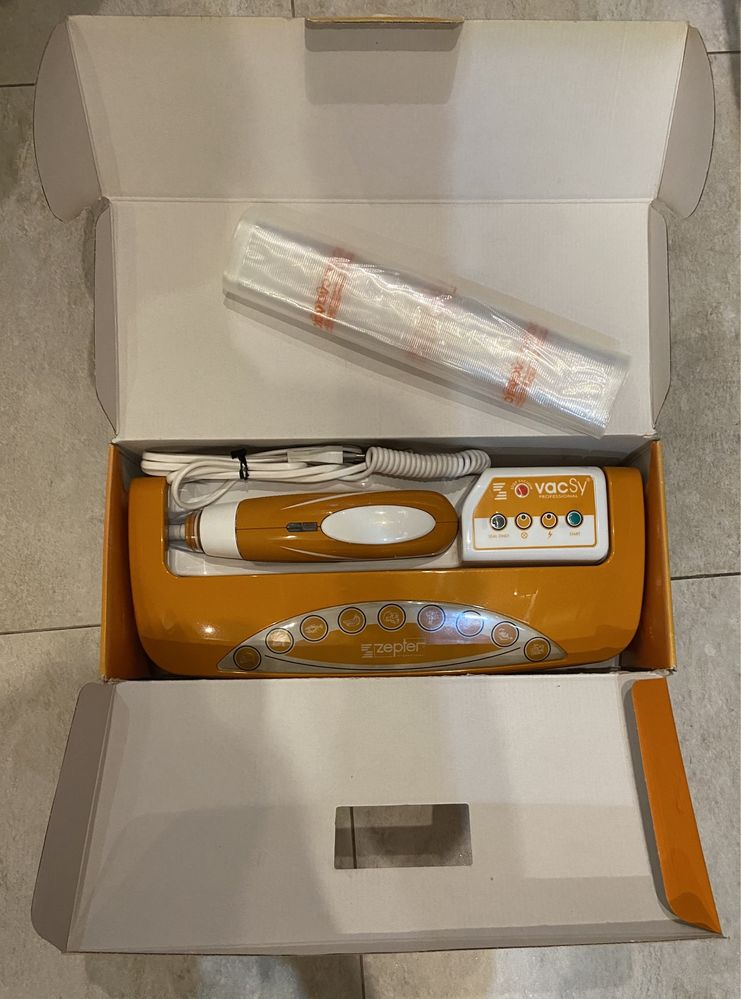 ZEPTER Vacsy Аппарат для герметичной упаковки пакетов Vacsy