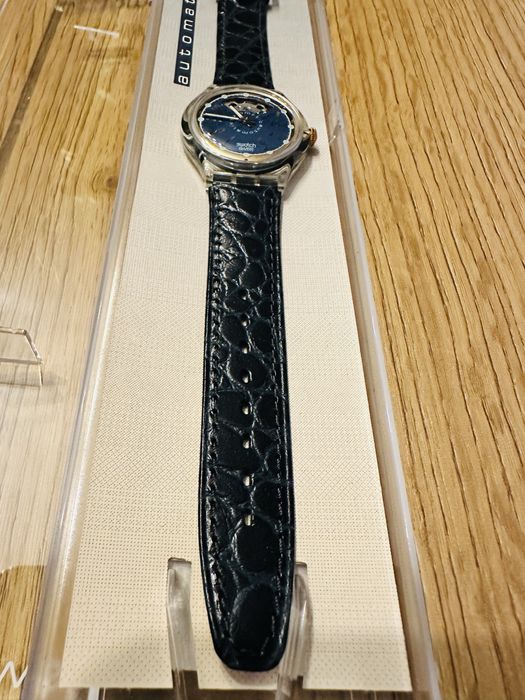 Swatch Watch Nachtigall sak104 37mm AG 1992 Automatic 23 Jewels