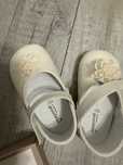 Balerini crem Mayoral cu floare - marimea 19