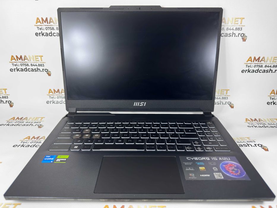 MSI Cyborg a15 -ERKAD CASH AMANET Galati-